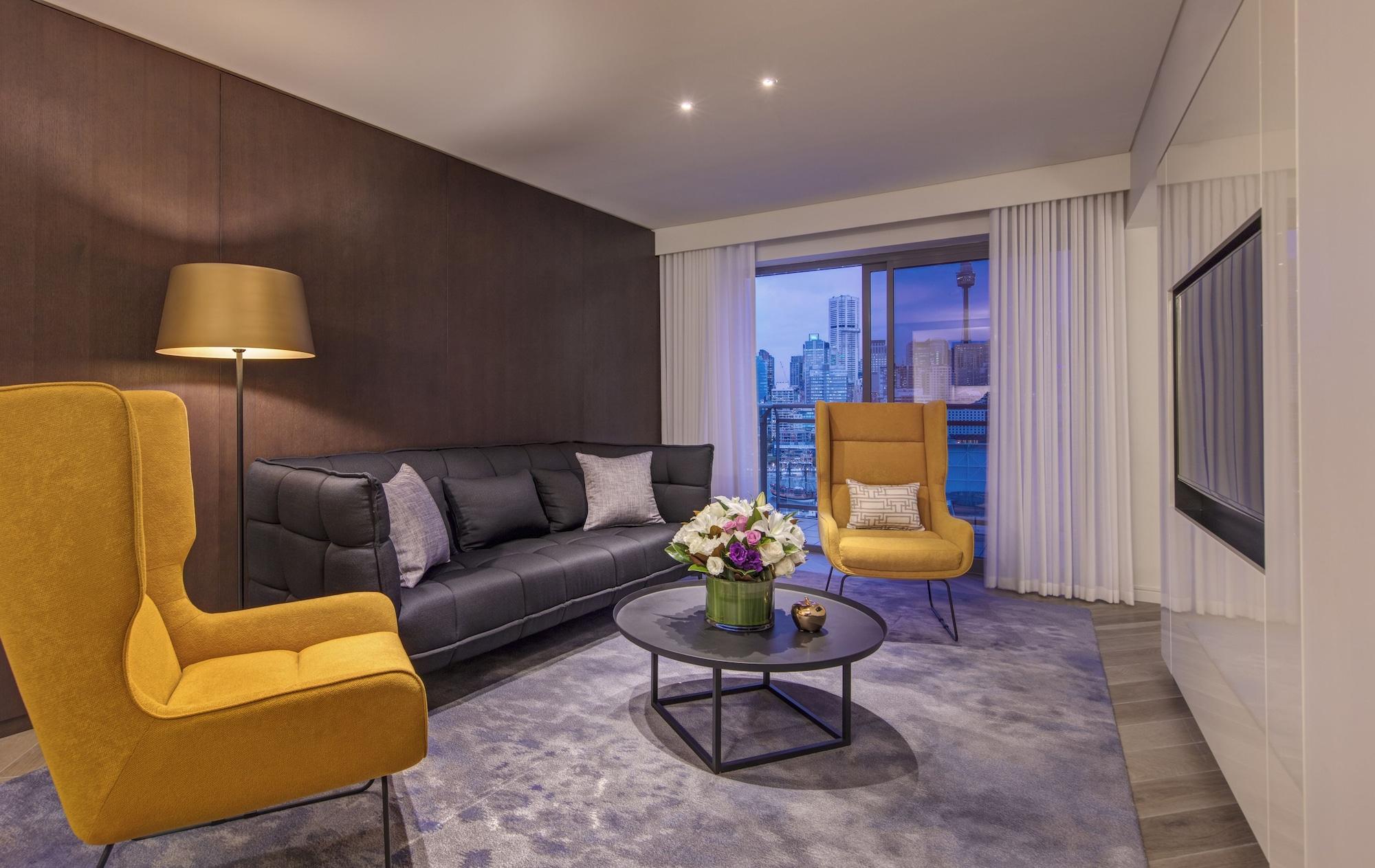The Star Grand Hotel And Residences Сідней Екстер'єр фото Living room