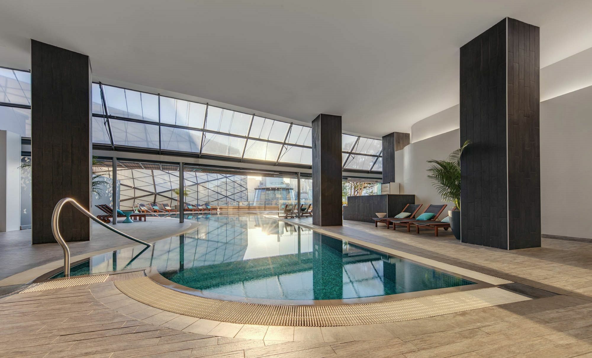 The Star Grand Hotel And Residences Сідней Екстер'єр фото The pool at the 2018-opened hotel