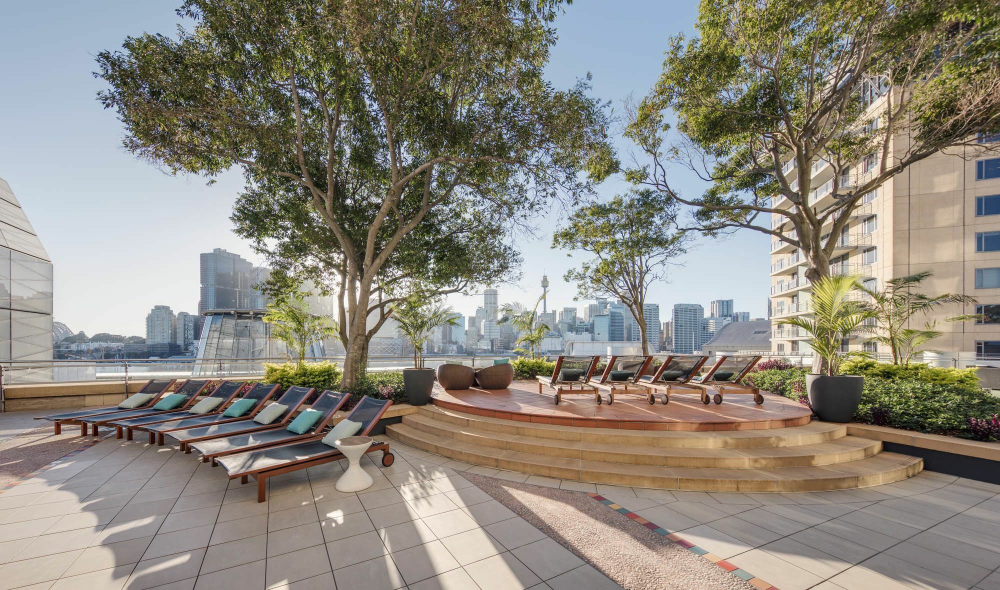 The Star Grand Hotel And Residences Сідней Екстер'єр фото The rooftop garden